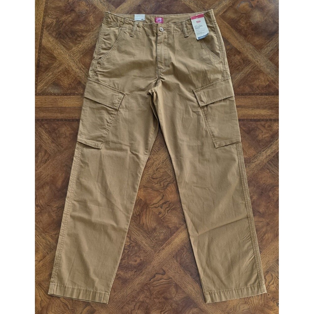 Levi's Men's XX Cargo Taper Stretch Chino Pants 31 x 32 Tobacco Brown - NEW